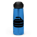 Curling Rock Water Bottle