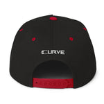 Curve Curling Flat Bill Hat